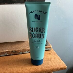 New, Hand in Hand Sugar Scrub Sea Salt Sweet Mint & Eucalyptus